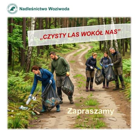 Zapraszamy na wydarzenie  pn. „Czysty las wokół nas”